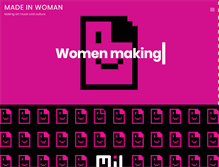 Tablet Screenshot of madeinwoman.org